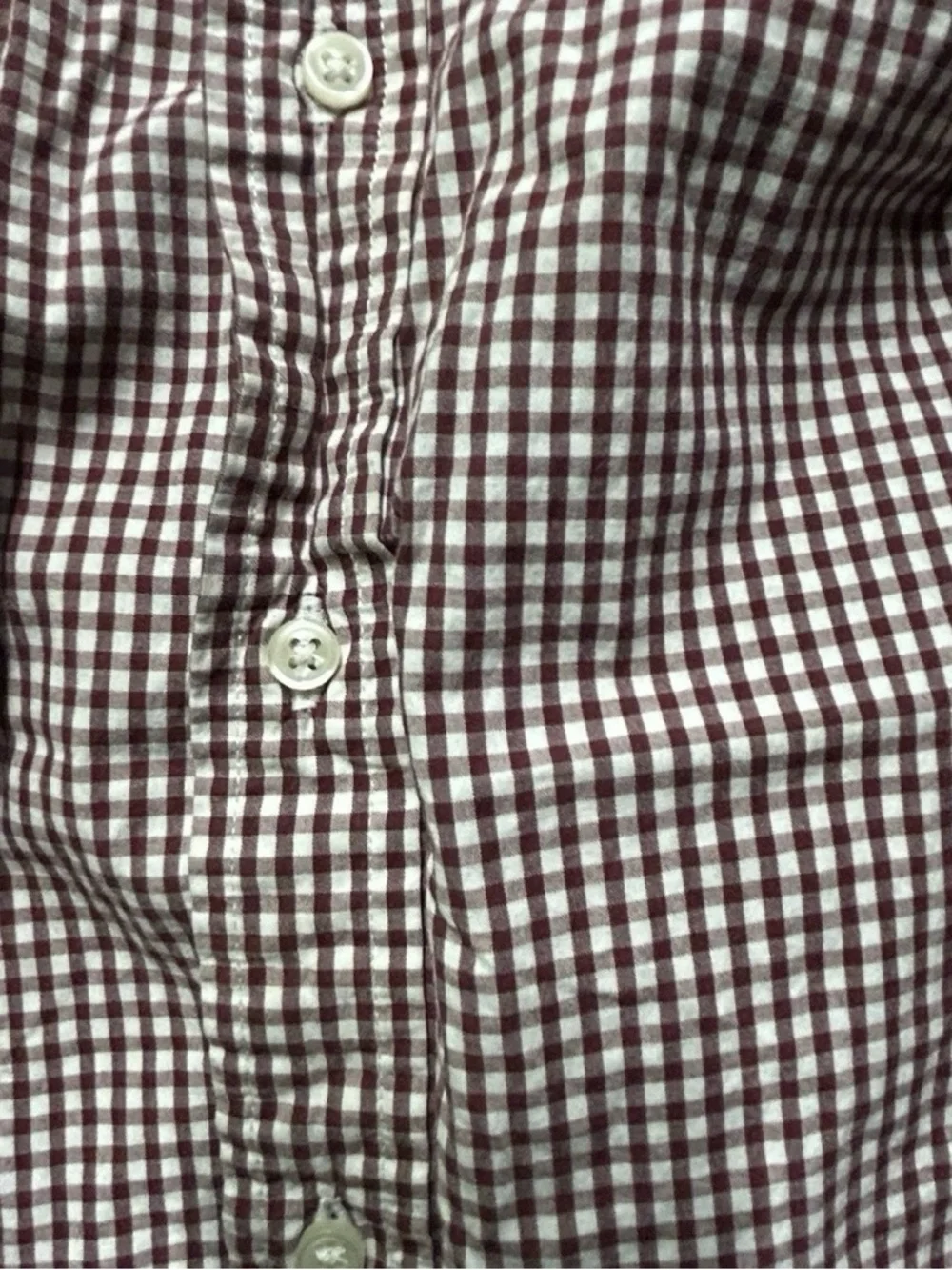 Toddler Boy Ralph Lauren Burgundy White Plaid Button Down Shirt Size 2T
